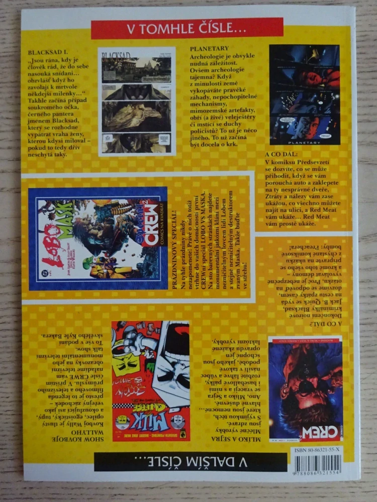 KOMIKS CREW 2, 8/2004, BLACKSAD, PLANETARY, FLINCH