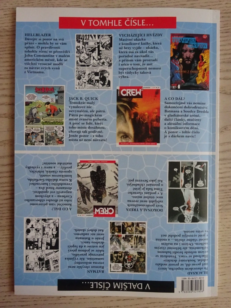 KOMIKS CREW 2, 13/2005, HELLBLAZER, BATMAN/JUDGE DREDD, J. B. QUICK