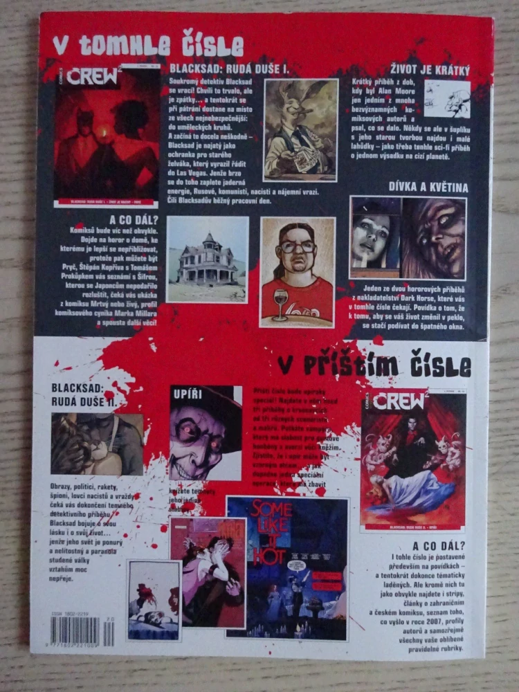 KOMIKS CREW 2, 20/2007, BLACKSAD: RUDÁ DUŠE I., ŽIVOT JE KRÁTKÝ, PRYČ