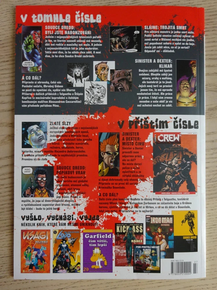 KOMIKS CREW 2, 27/2010, SOUDCE DREDD, SLÁINE, SINISTER A DEXTER