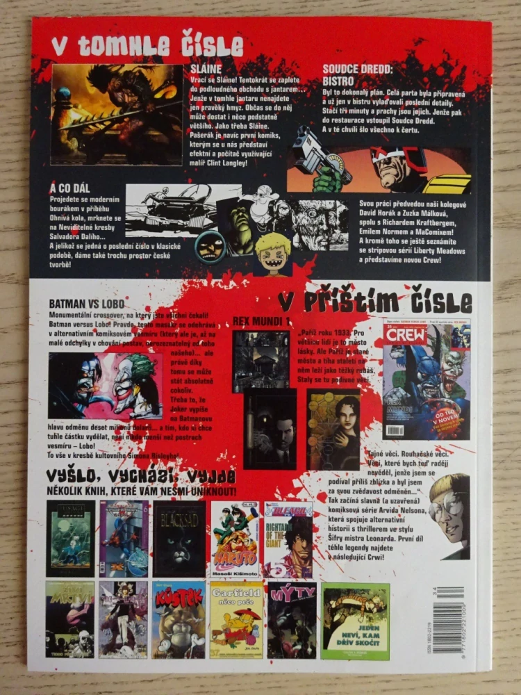 KOMIKS CREW 2, 34/2013, SLÁINE, SOUDCE DREDD