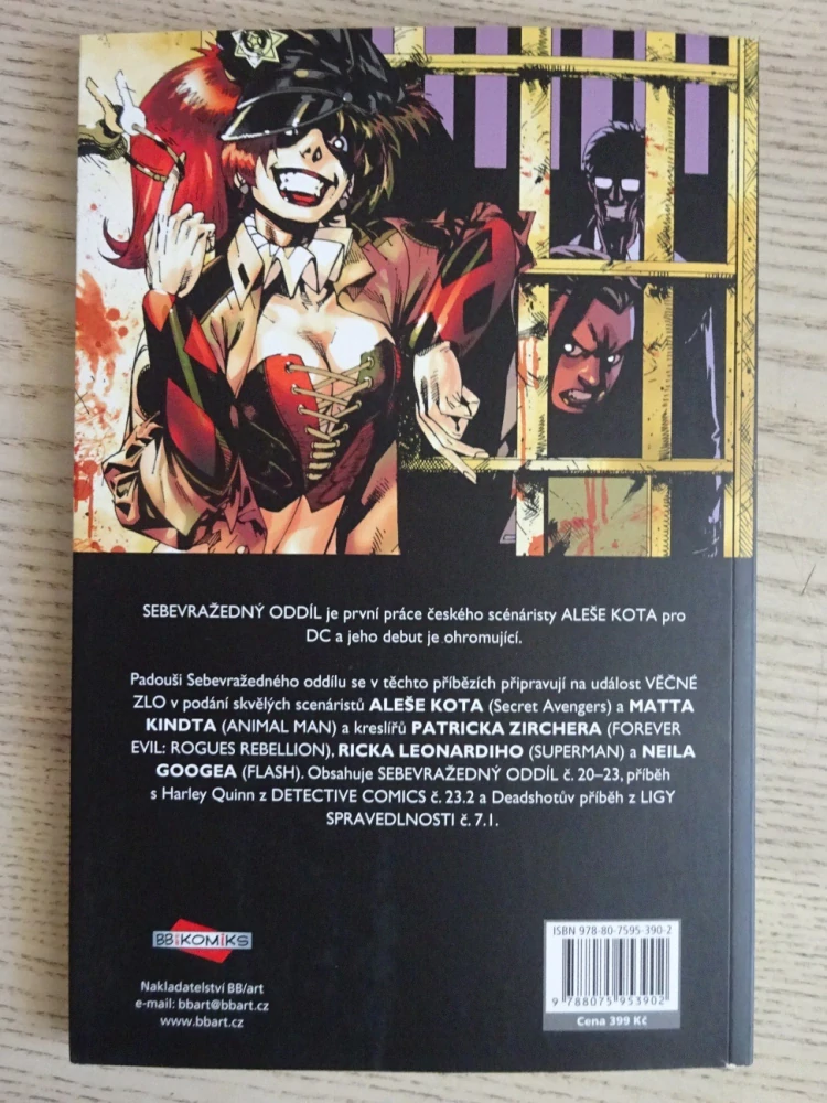 SEBEVRAŽEDNÝ ODDÍL, VÝCHOVA A TREST, KOMIKS DC COMICS, **an