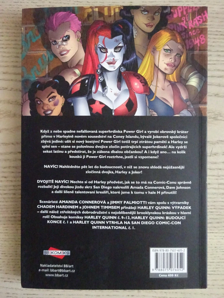 HARLEY QUINN, VÝPADEK, KOMIKS DC COMICS, **an