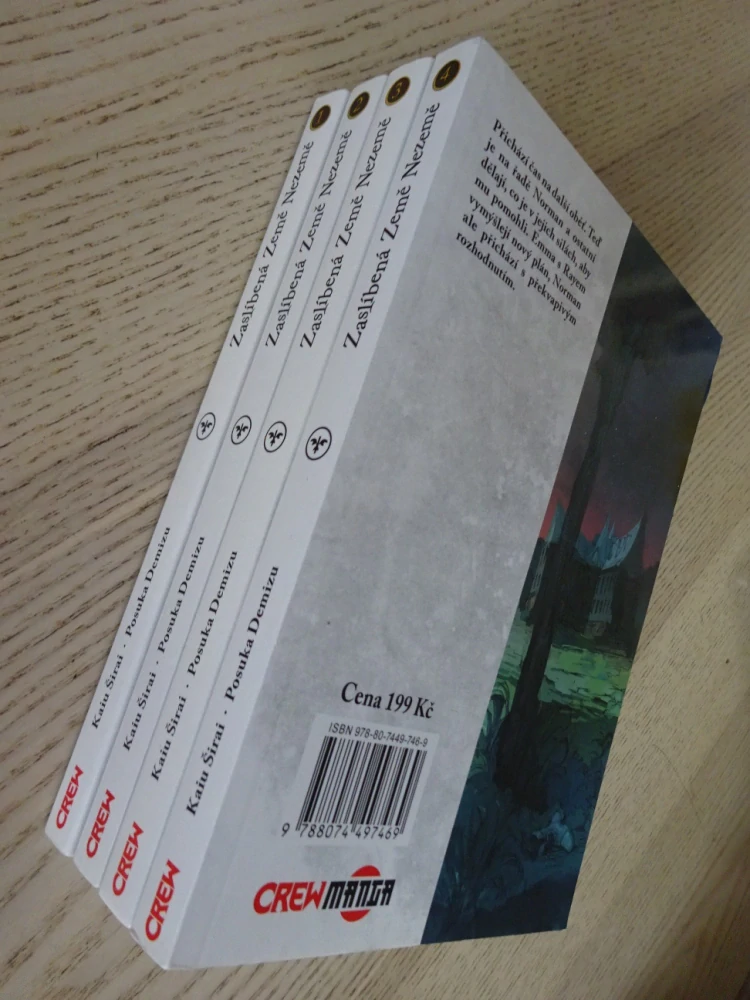 ZASLÍBENÁ ZEMĚ NEZEMĚ 1-4, MANGA KOMIKS, **an