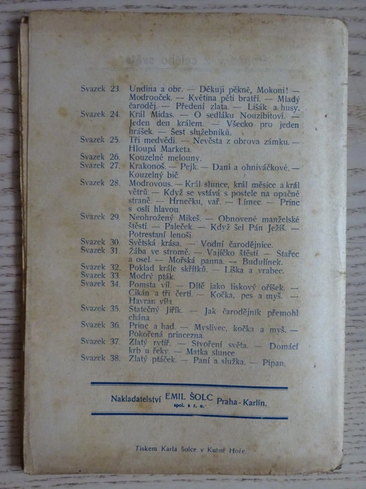NEVIDITELNÝ PRINC A JINÉ, POHÁDKY Z CELÉHO SVĚTA SV. 13 (MNOHÉ FANTASY)