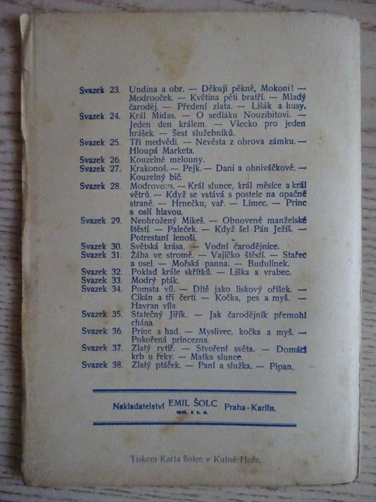 SAMBO A NONDA A JINÉ, POHÁDKY Z CELÉHO SVĚTA SV. 40 (MNOHÉ FANTASY)