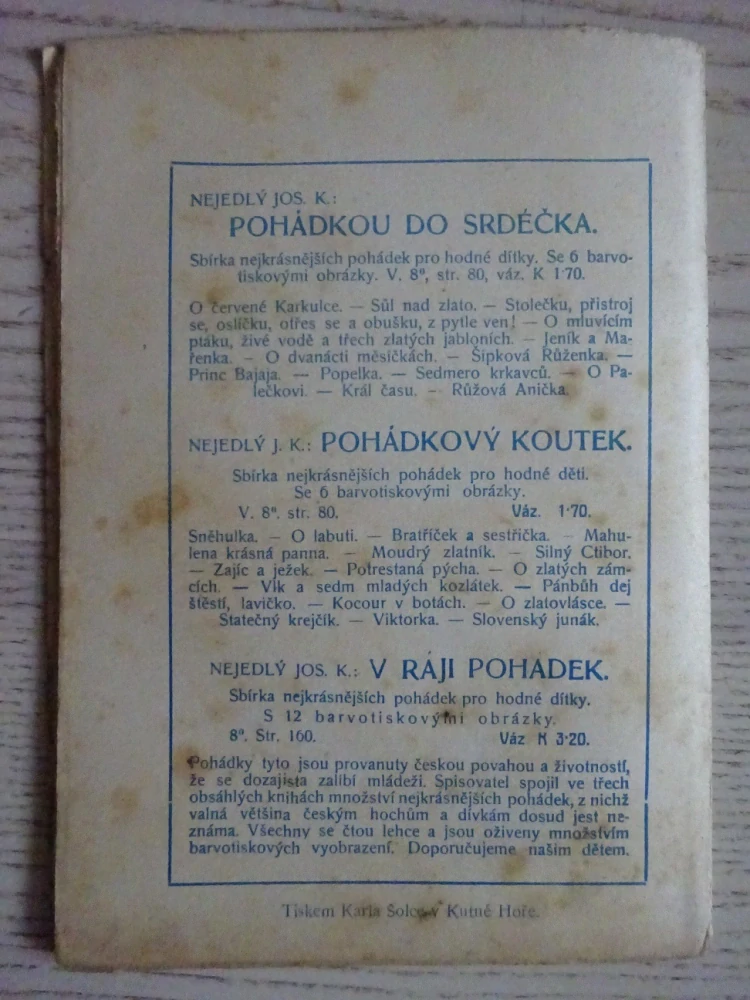 O TŘECH HOUSLISTECH A JINÉ, POHÁDKY Z CELÉHO SVĚTA SV. 41 (MNOHÉ FANTASY)