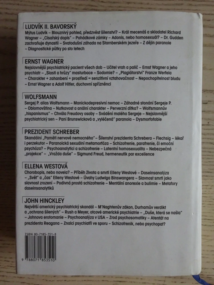 VELKÉ PSYCHIATRICKÉ PŘÍPADY, JAROSLAV VACEK, **an