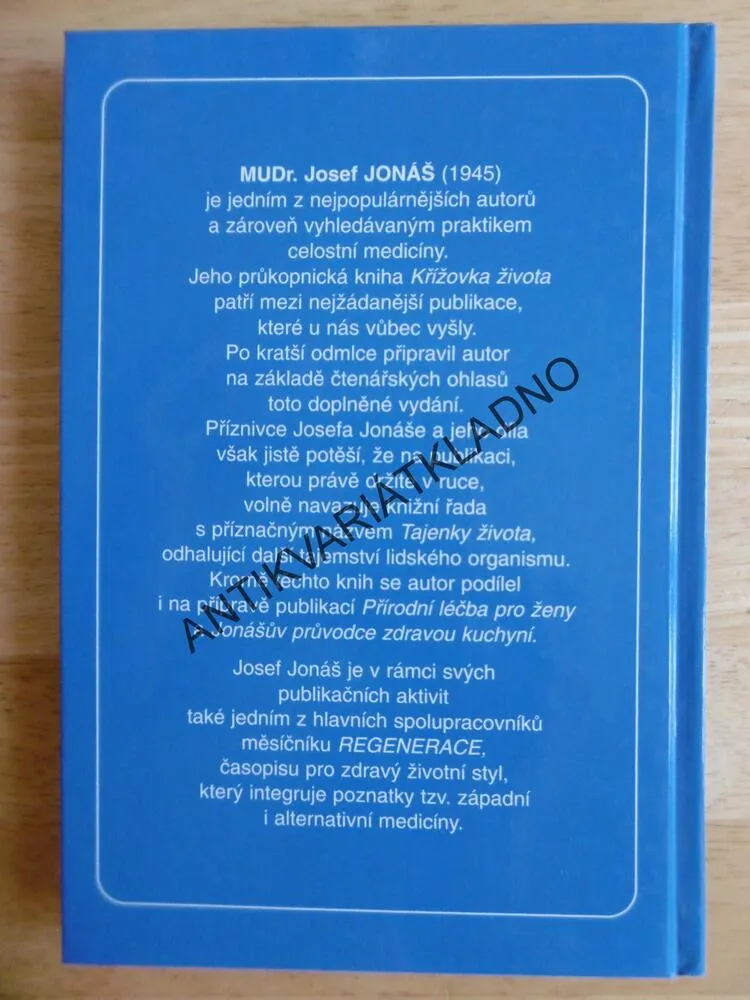 KŘÍŽOVKA ŽIVOTA, JOSEF JONÁŠ, ORIENTÁLNÍ MEDICÍNA , **an