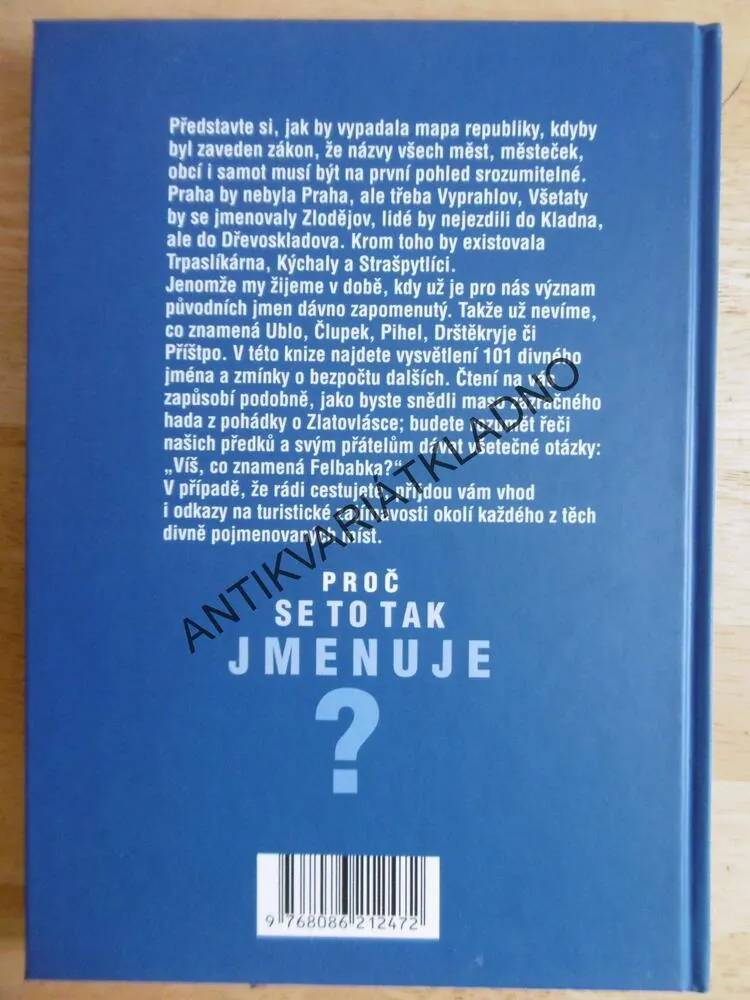 DIVNOPIS, PROČ SE TO TAK JMENUJE, JANÁČ, TUMLÍŘ, HARVALÍK, **an