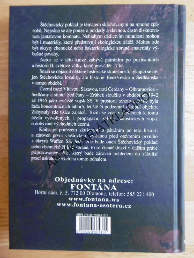 TAJEMNÉ PODZEMÍ, TAJEMSTVÍ ŠTĚCHOVICKÉHO POKLADU, JIŘÍ TOMIS, **an