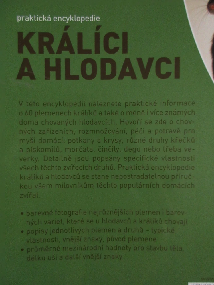 PRAKTICKÁ ENCYKLOPEDIE KRÁLÍCI A HLODAVCI, ESTER VERHOEF-VERHALLEN, **an