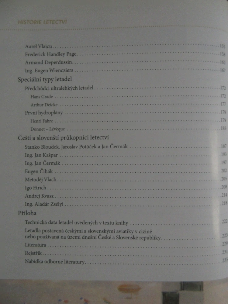 HISTORIE LETECTVA, JAN BALEJ, PAVEL SVITÁK, PETR PLOCEK, **an