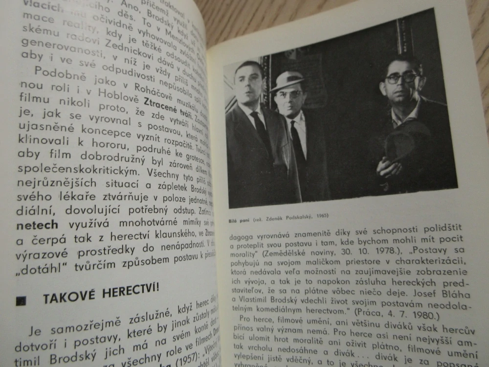 BRODSKÝ VLASTIMIL, FILMOVÝ SEŠIT, **an