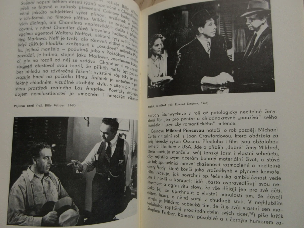AMERICKÁ DRSNÁ ŠKOLA VE FILMU, FILMOVÝ SEŠIT, **an