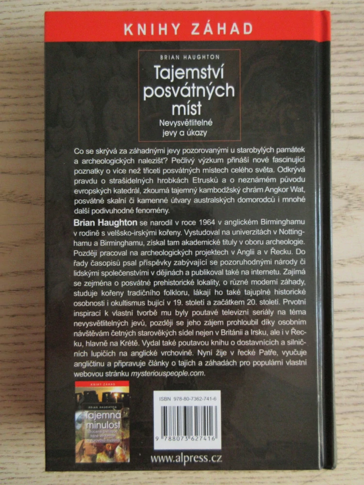 TAJEMSTVÍ POSVÁTNÝCH MÍST, NEVYSVĚTLITELNÉ JEVY A ÚKAZY, BRIAN HAUGHTON, **an