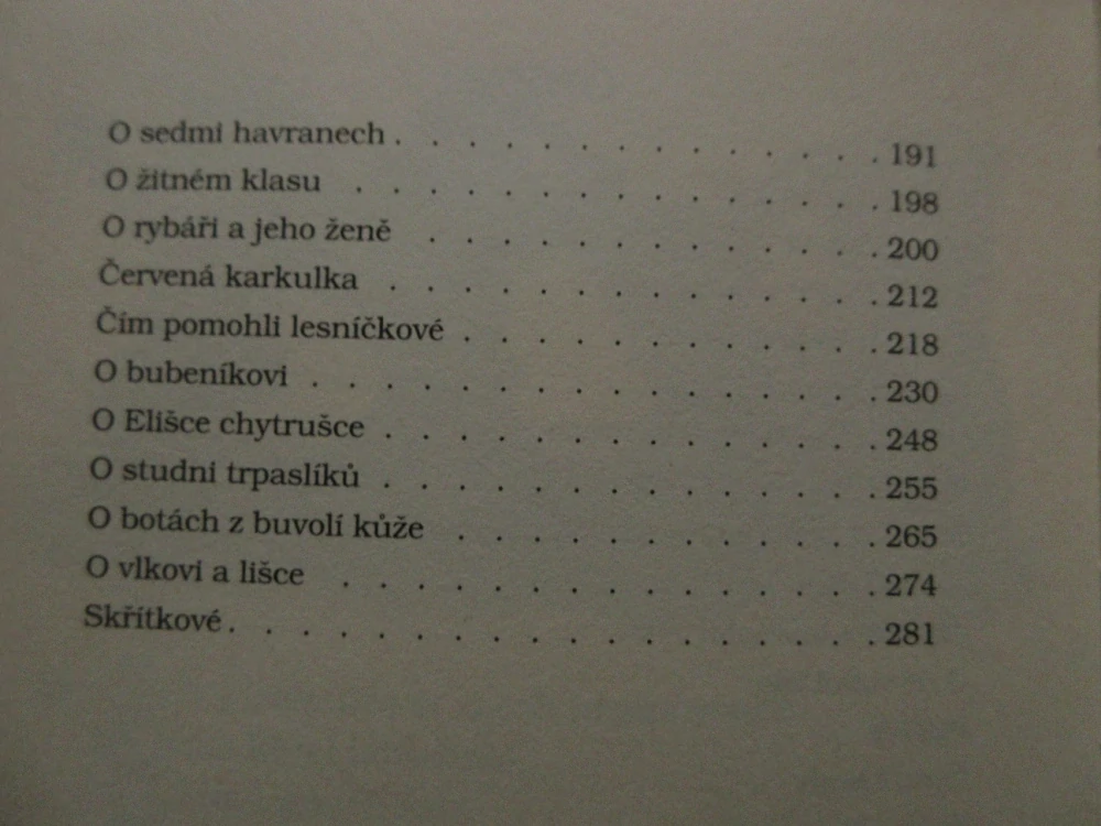 POHÁDKY BRATŘÍ GRIMMŮ, VLADIMÍR MACEK, **an