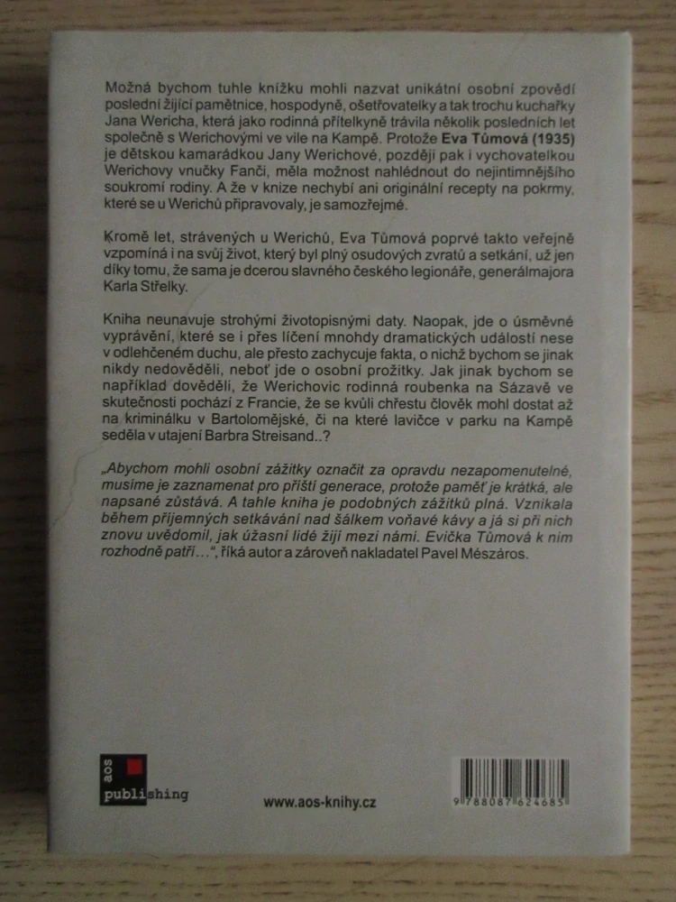 A TAKY JSEM VAŘILA U WERICHŮ..., PAVEL MÉSZÁROS, EVA TŮMOVÁ, **an