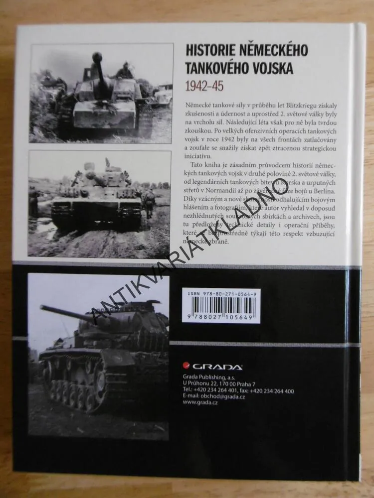 HISTORIE NĚMECKÉHO TANKOVÉHO VOJSKA, ANDERSON, 1942-45