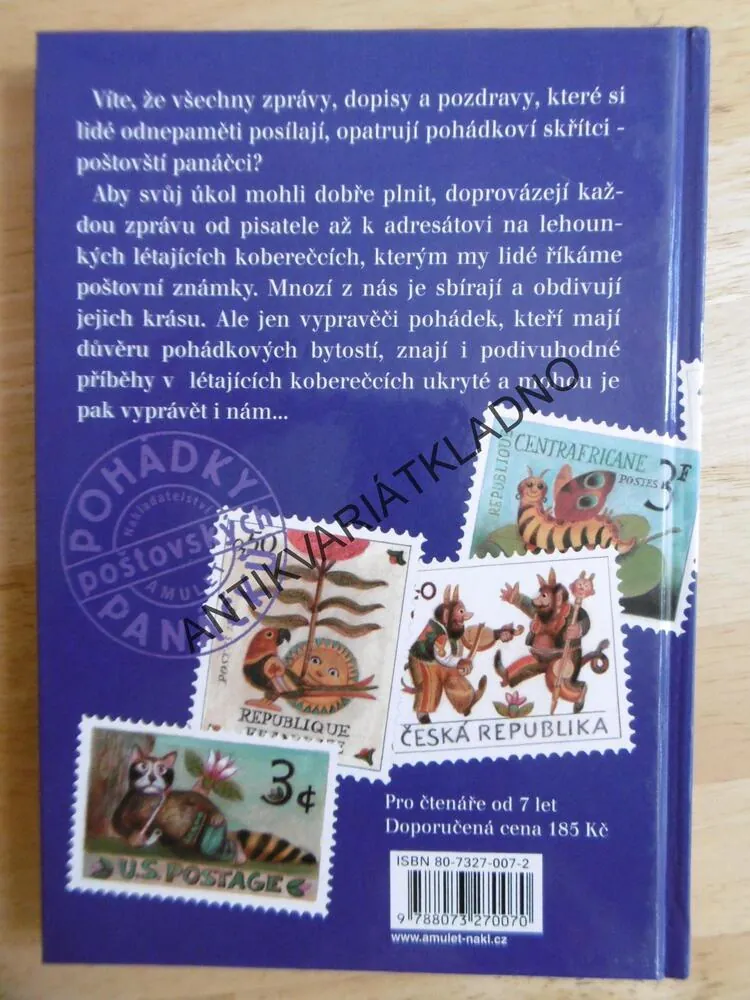 POHÁDKY POŠTOVSKÝCH PANÁČKŮ, MARIE KUBÁTOVÁ, KAREL FRANTA