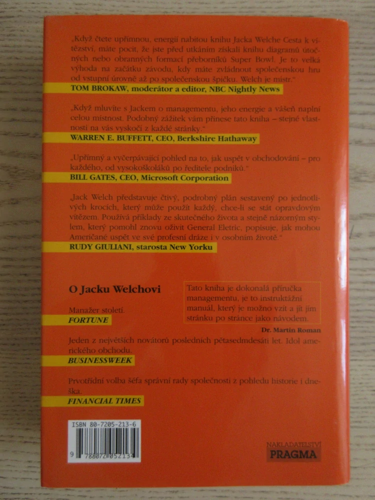 CESTA K VÍTĚZSTVÍ, JACK A SUZY WELCH, **an