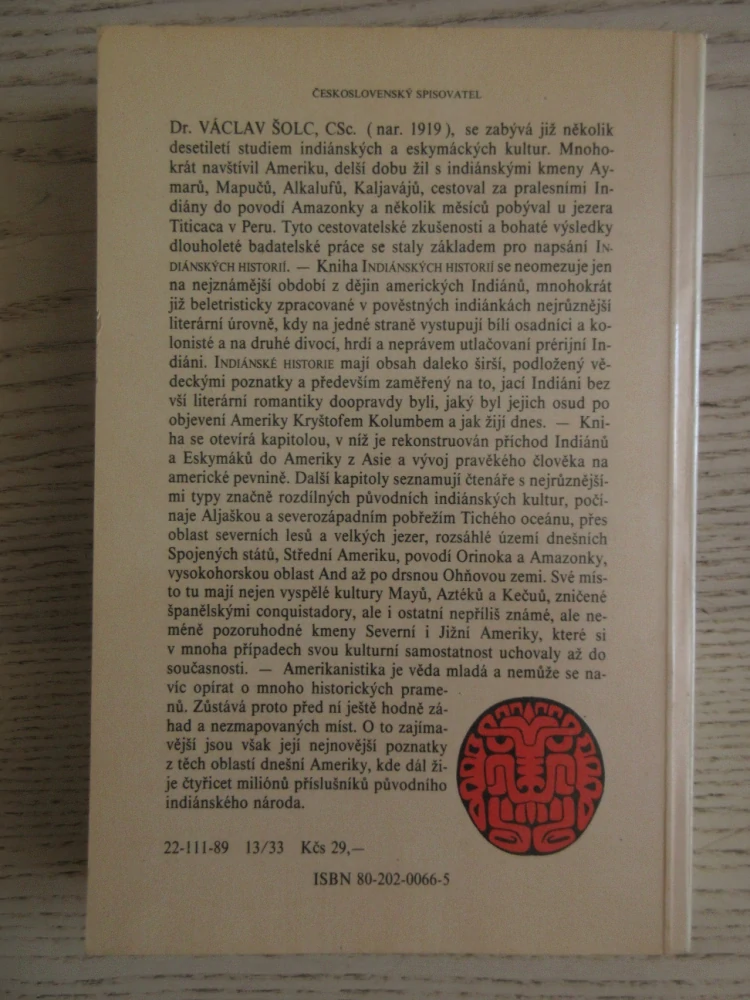INDIÁNSKÉ HISTORIE, VÁCLAV ŠOLC, **an 