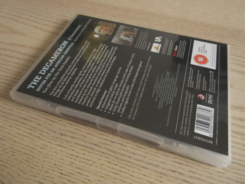 DEKAMERN, PASOLINI, GB OBAL, ČESKÁ VERZE, 2XDVD FILM, FILM BOOK