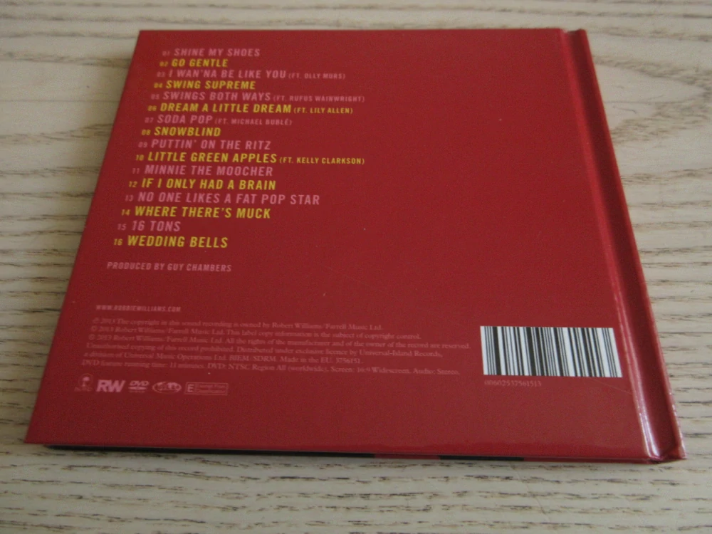 SWINGS BOTH WAYS, ROBBIE WILLIAMS, 2X CD HUDBA