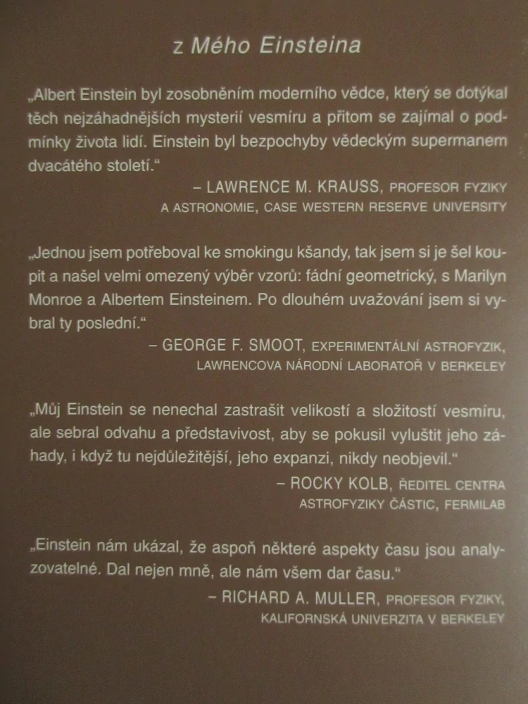 MŮJ EINSTEIN, JOHN BROCKMAN, **an