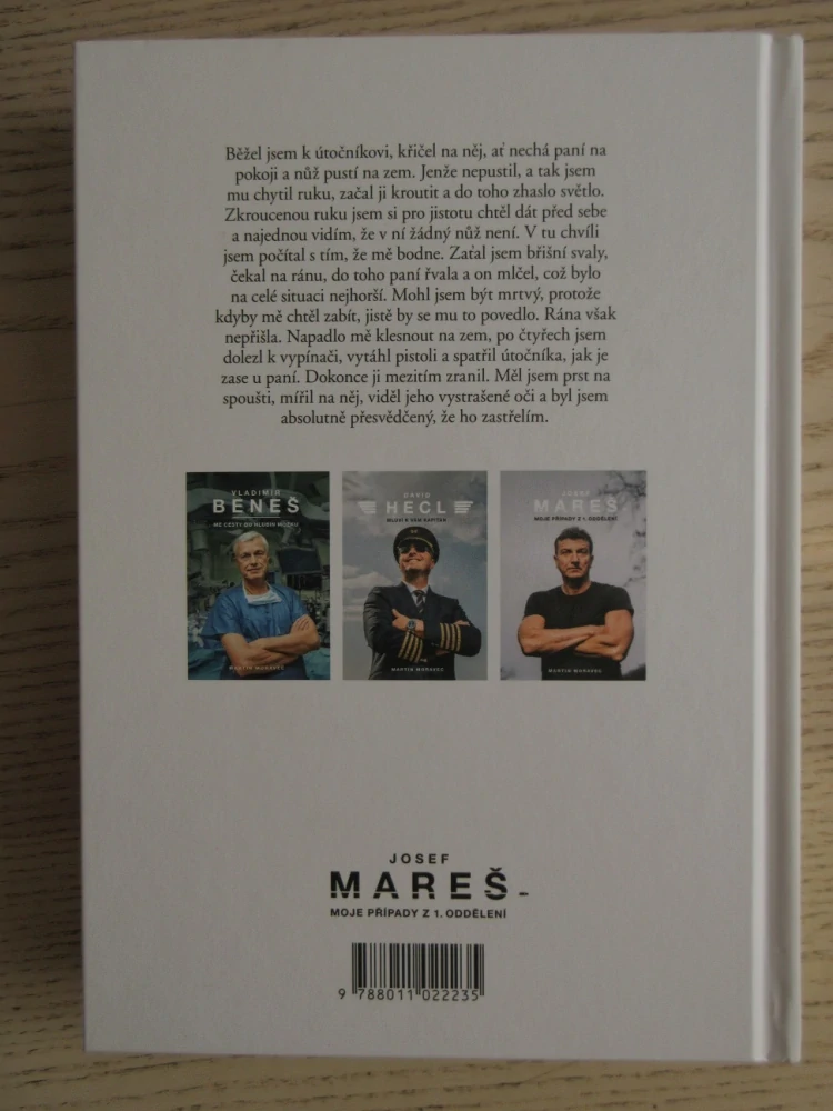 JOSEF MAREŠ: MOJE PŘÍPADY Z 1. ODDĚLENÍ, MARTIN MORAVEC **an