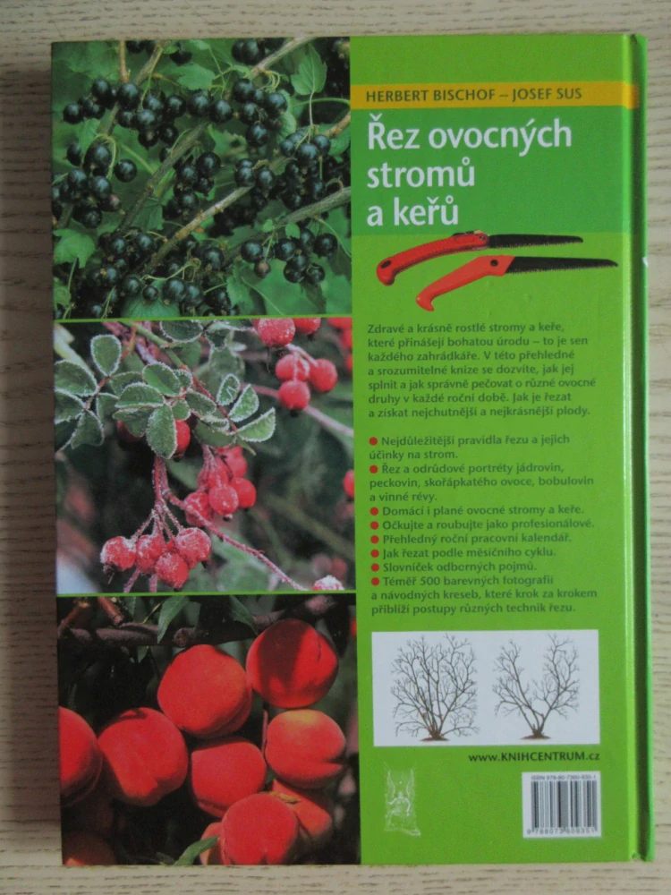 ŘEZ OVOCNÝCH STROMŮ A KEŘŮ, HERBERT BISCHOF, JOSEF SUS, **an