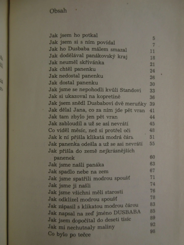 ČÁRYMÁRY NA ZDI, VÁCLAV ČTVRTEK, **an