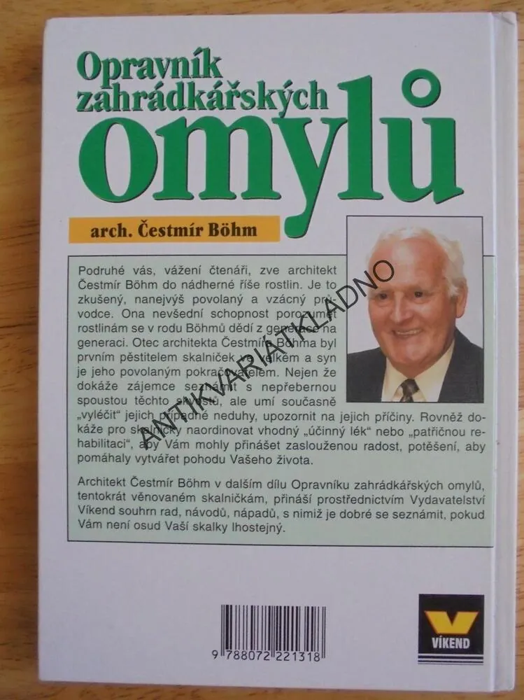 OPRAVNÍK ZAHRÁDKÁŘSKÝCH OMYLŮ, SKALNIČKY