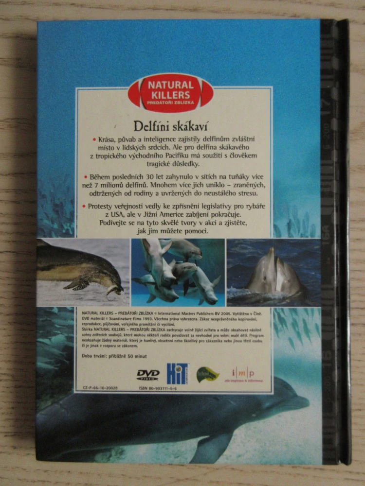 DELFÍN, SMRTÍCÍ SÍTĚ, DVD FILM DOKUMENT