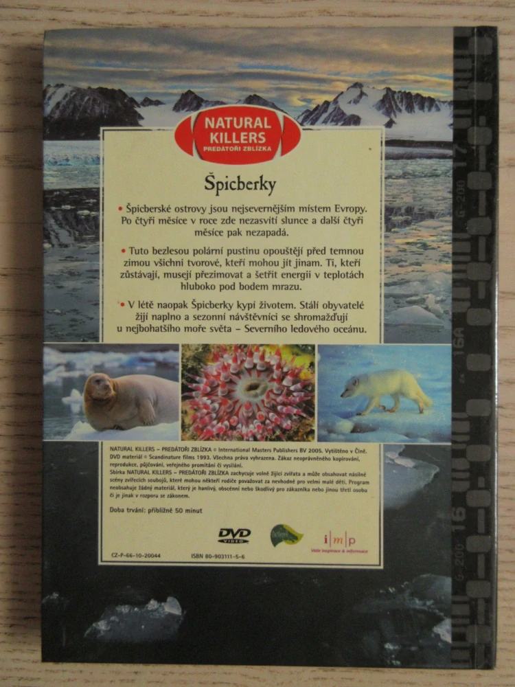 ARKTIDA, UMĚNÍ PŘEŽÍT, DVD FILM DOKUMENT