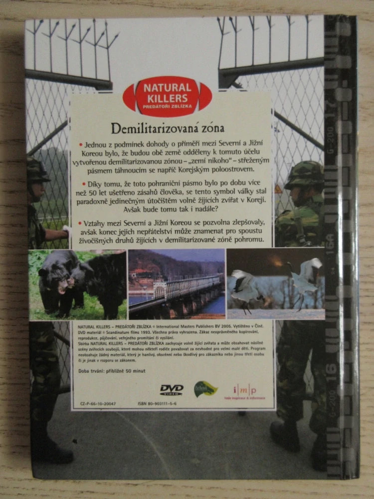 KOREA, ZAKÁZANÁ ZÓNA, DVD FILM DOKUMENT