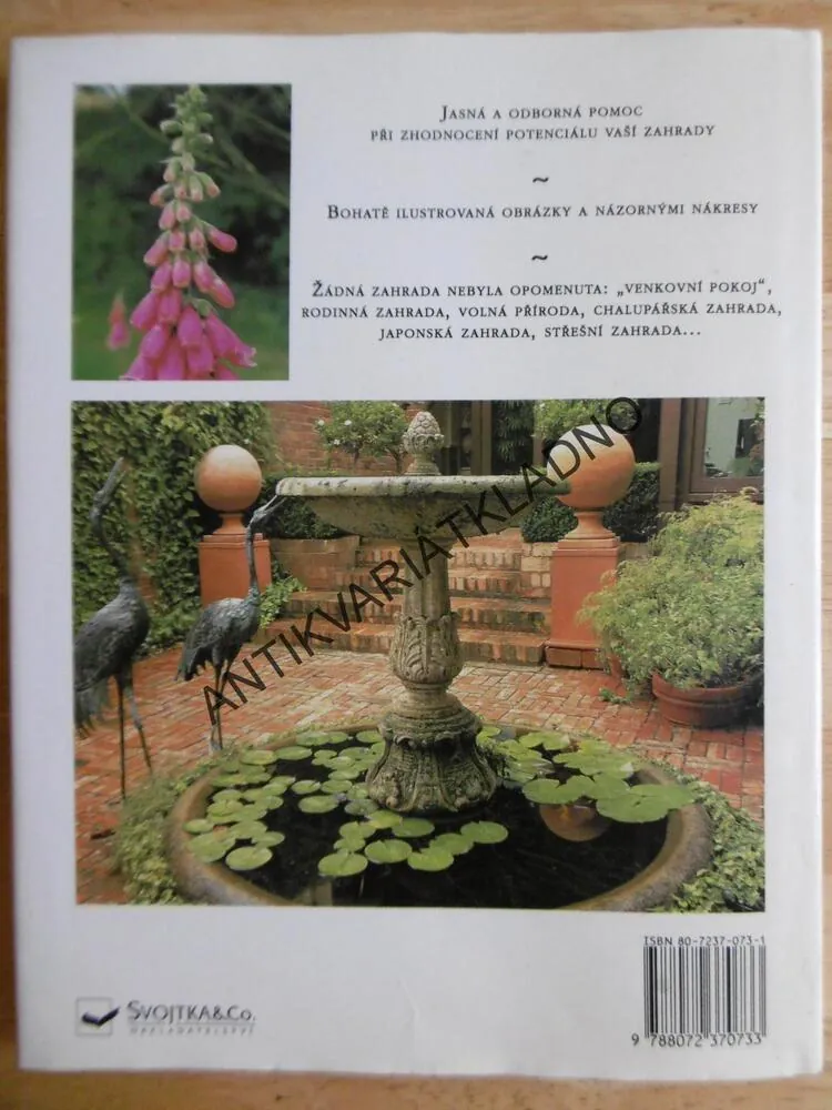 KOUZLO MALÝCH ZAHRAD, ARCHITEKTURA, ZÁKLADNÍ PRVKY, VÝSADBA, COLLINS