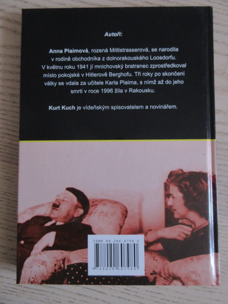 VZPOMÍNKY HITLEROVY POKOJSKÉ, ANNA PLAIM, KURT KUCH, **an