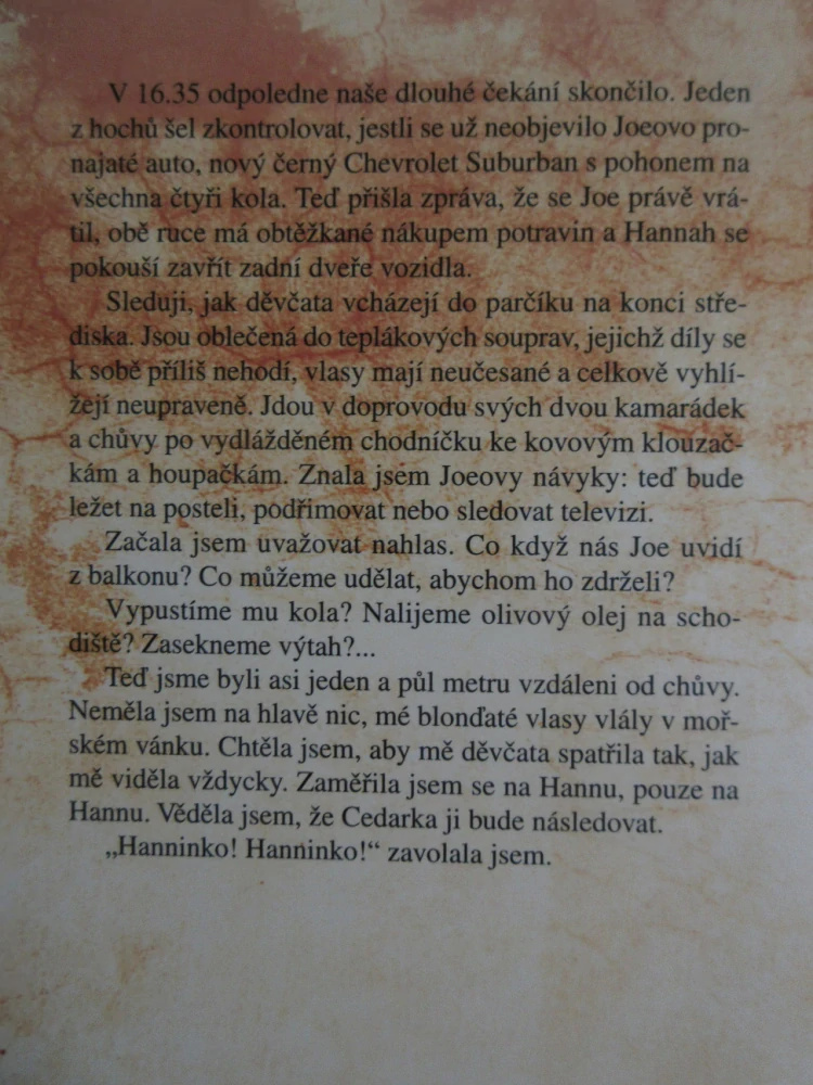 LET VÁŽKY, MELISSA HAWACHOVÁ, **an