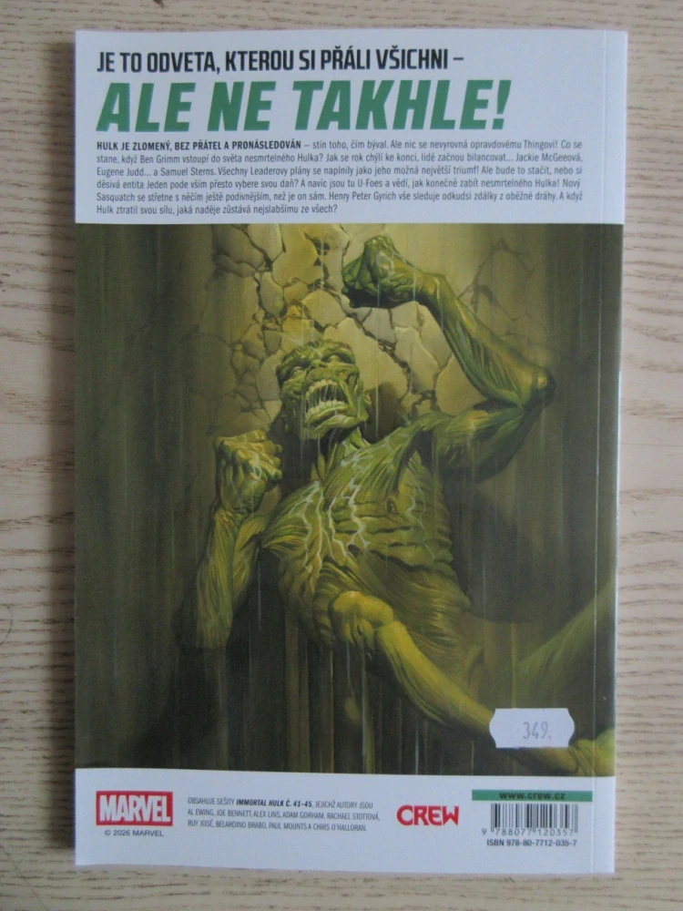 IMMORTAL HULK, NEJSLABŠÍ ZE VŠECH, EWING BENNETT, **an