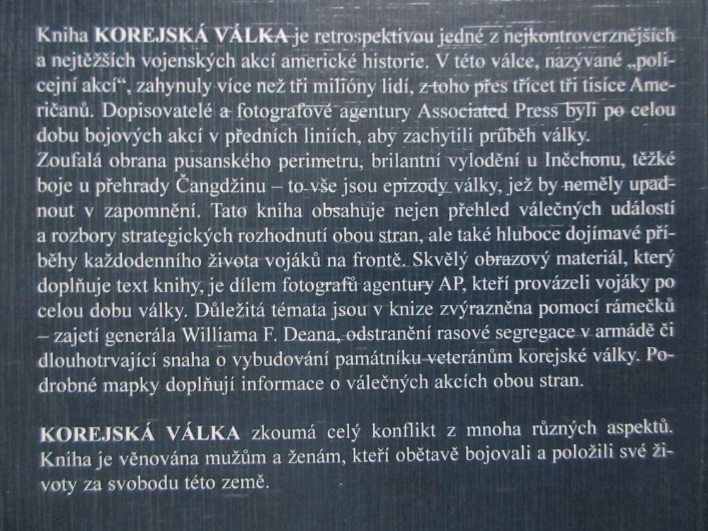 KOREJSKÁ VÁLKA 1950-1953, ROBERT J. DVORCHAK, **an