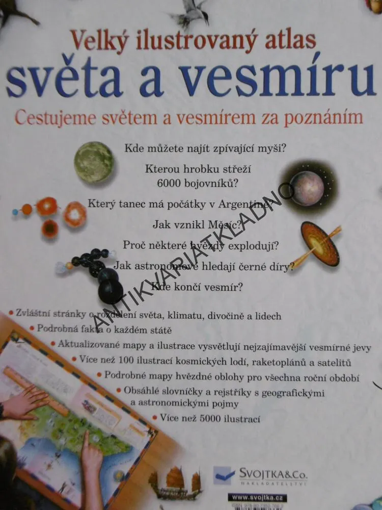 VELKÝ ILUSTROVANÝ ATLAS SVĚTA A VESMÍRU, **an