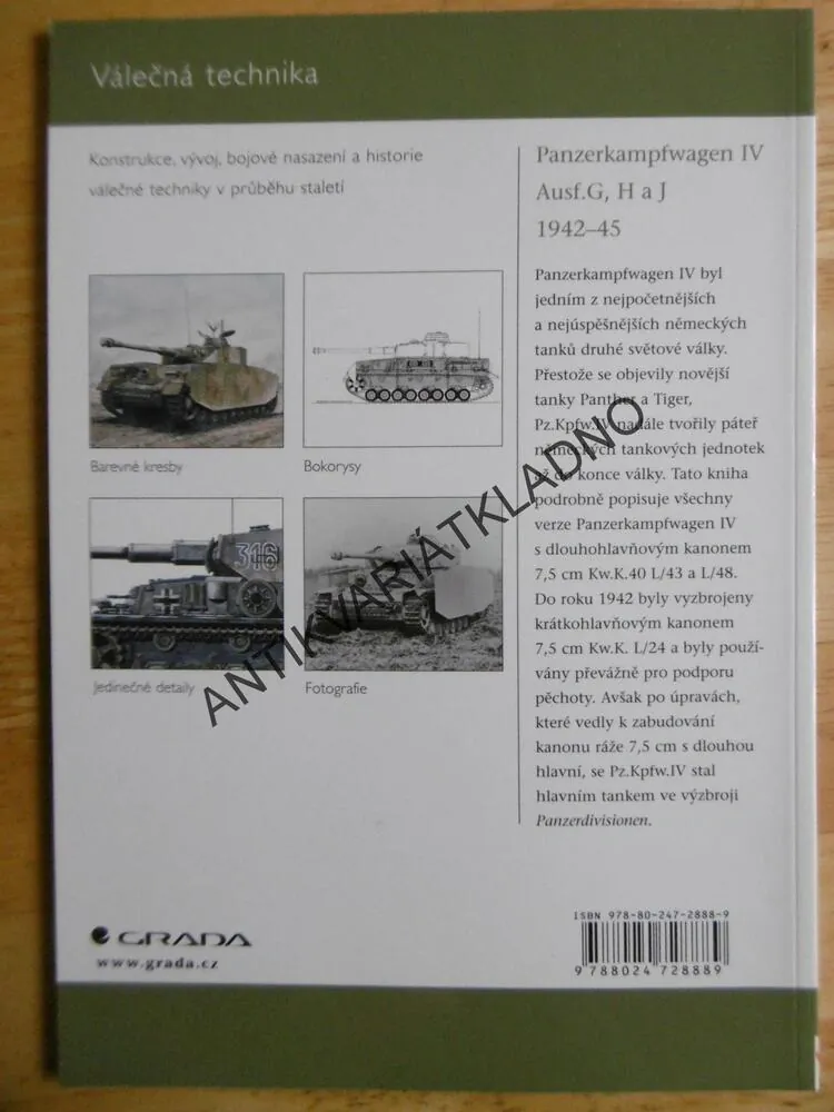 PANZERKAMPFWAGEN IV AUSF.G. H A J., 1942-45, DOYLE, JENTZ