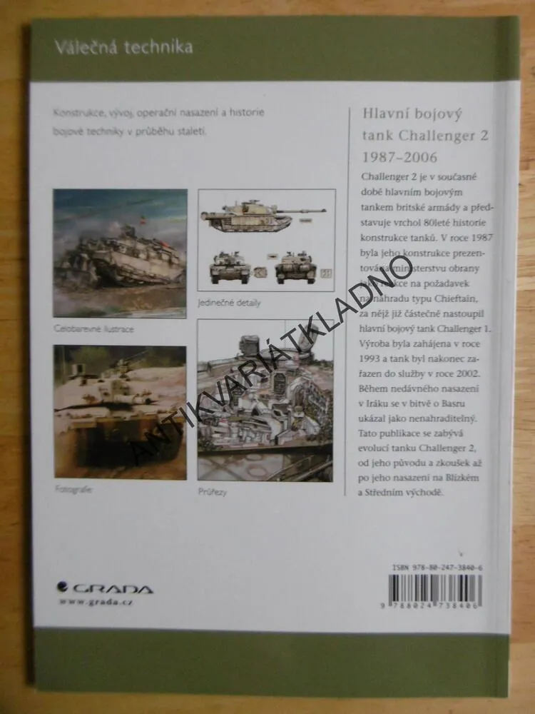 HLAVNÍ BOJOVÝ TANK CHALLENGER 2, 1987-2006, DUNSTAN