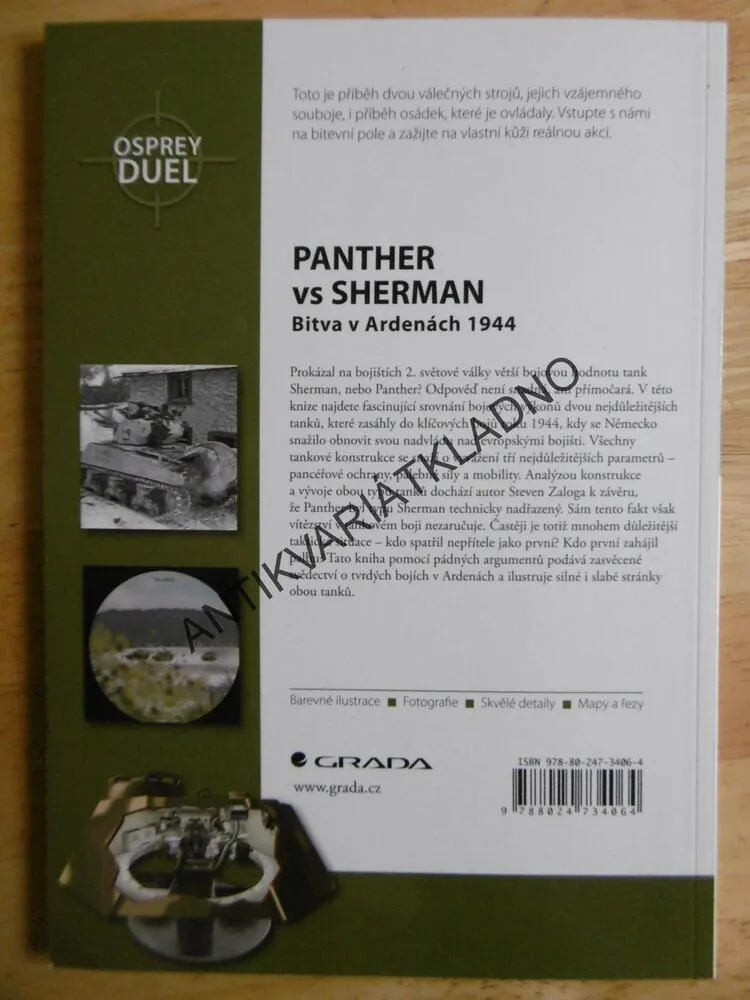 PANTHER VS SHERMAN, BITVA V ARDENÁCH 1944, ZALOGA