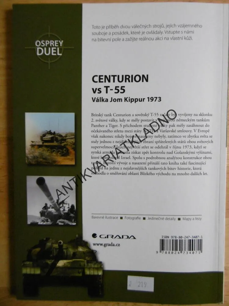CENTURION VS T-55, VÁLKA JOM KIPPUR 1973, DUNSTAN