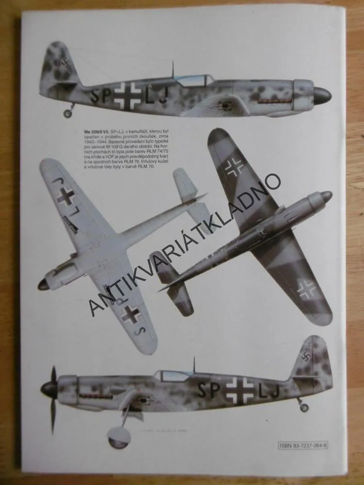 MONOGRAFIE 3., MESSERSCHMITT BF 109