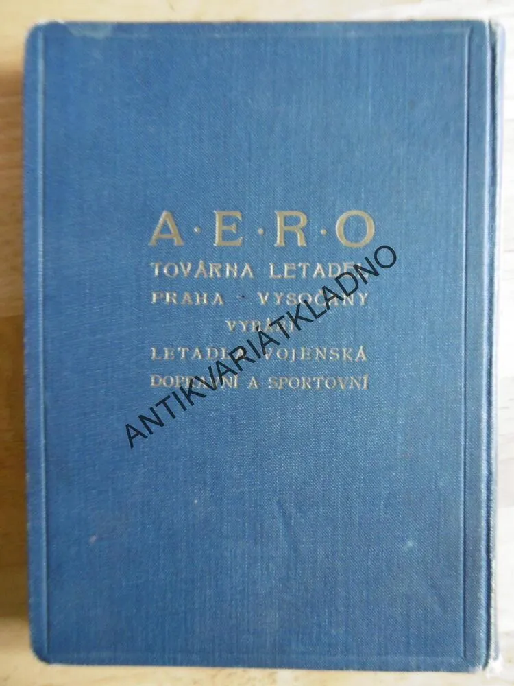 ALMANACH LETECTVÍ 1924, AERO,