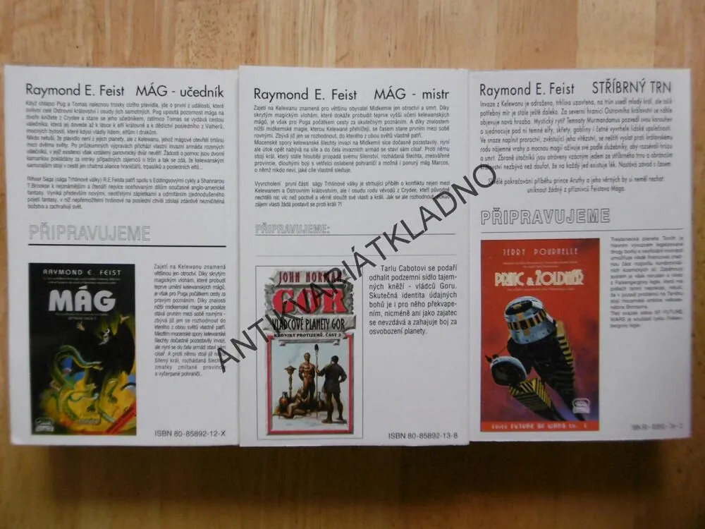 MÁG UČEDNÍK, MÁG MISTR, TRN, RAYMOND E. FEIST,