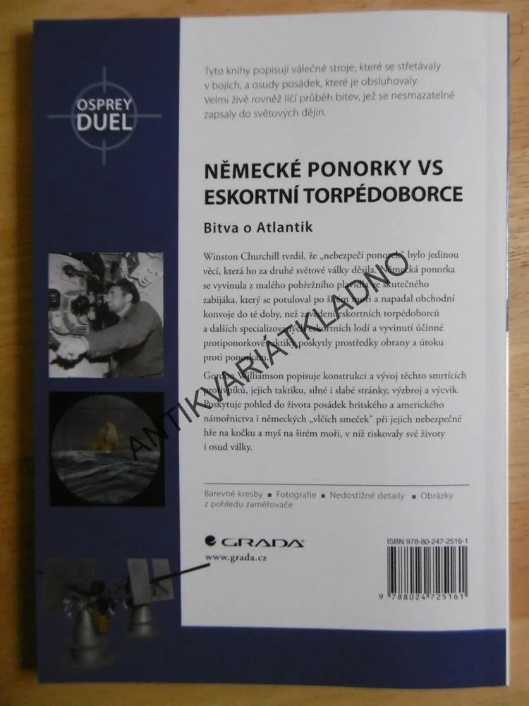 NĚMECKÉ PONORKY VS ESKORTNÍ TORPÉDOBORCE, BITVA O ATLANTIK, WILLIAMSON